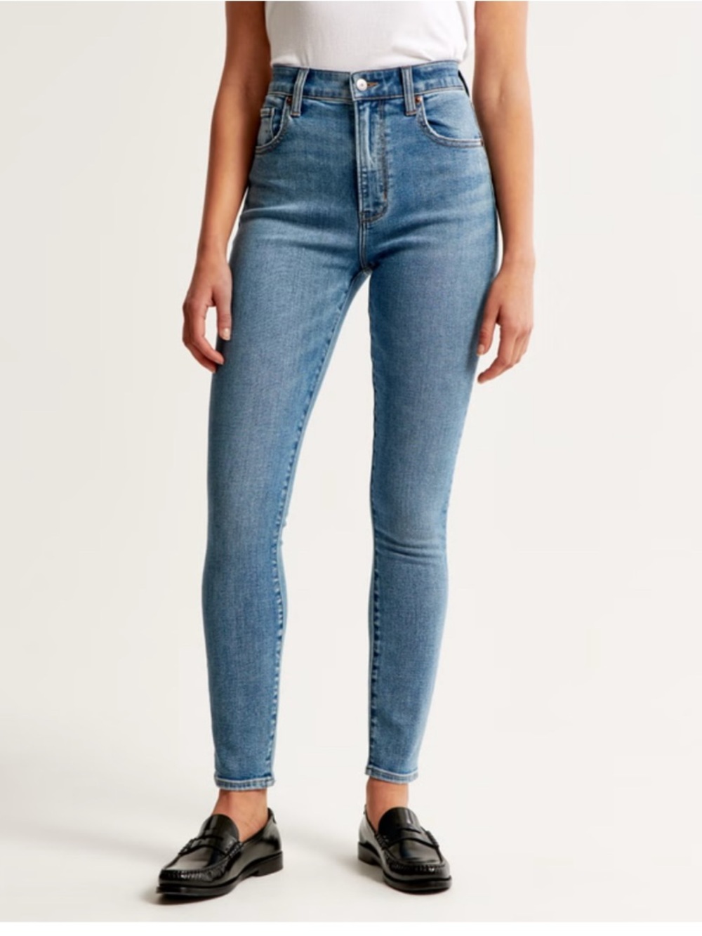 Abercrombie & Fitch Simone High Waisted Skinny Jeans - Size 4 S / 27